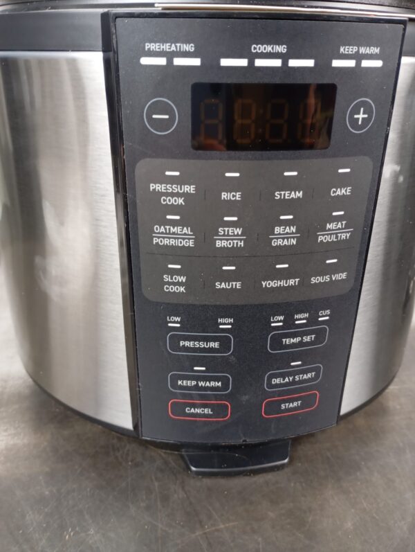 COSORI Pressure Cooker Electric 5.7L, Stainless Steel — изображение 2
