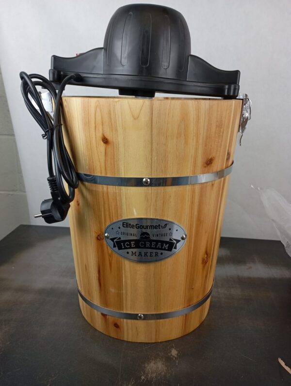 Elite Gourmet EIM402 Old Fashioned 4 Quart Electric Ice Cream Maker — изображение 2