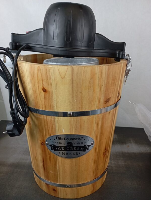 Elite Gourmet EIM402 Old Fashioned 4 Quart Electric Ice Cream Maker — изображение 3