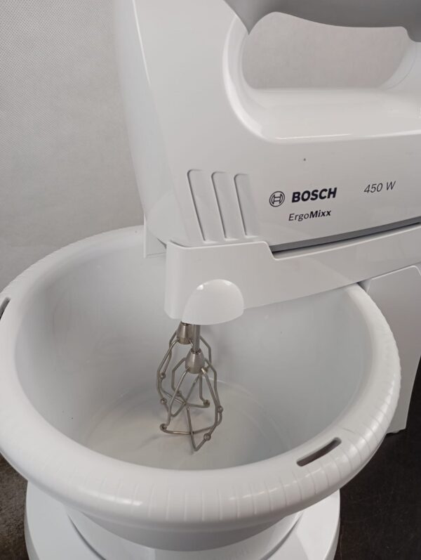 Bosch MFQ36460 Ergomixx Hand Mixer, White/Grey - Image 3