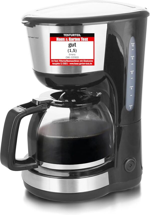 Emerio CME-122933, Filter Coffee Machine, 1.25 L