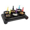 Livoo Dom200 3-in-1 Mini Woks, Crepe Pan and Grill Set