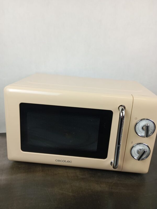 Cecotec Proclean 3010 Retro Yellow Mechanical Microwave 20L – pilt 2