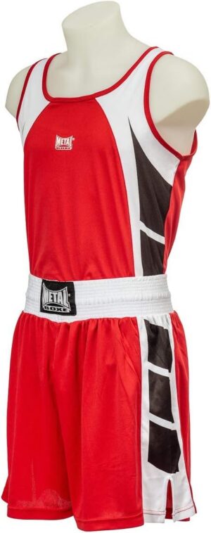 METAL BOXE - Boxing short & top, Adult - MB6474, Black, XL