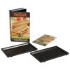 Tefal XA800312 Panini Plates Set, Non-Stick, Snack Time, Accessory