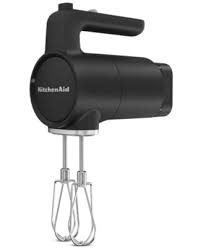 KitchenAid Go Cordless Hand Mixer, KHMR762, Black Matte