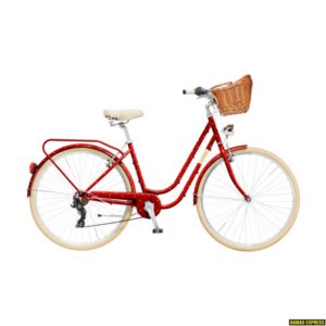 Classic Elegance 7 28'' Women's City Bike, Red