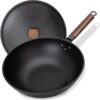 Jobin 33cm/5.6L Non Stick Wok with Lid