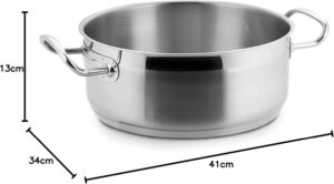 Lacor Chef 19.4 L Stainless Steel Stock Pot