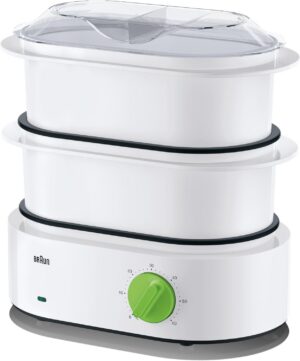 Braun Tribute Collection FS 3000 Steamer (850 W) White/Green