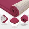 Thickening Coral Velvet Rug (Grape Red, 200 x 300 cm)
