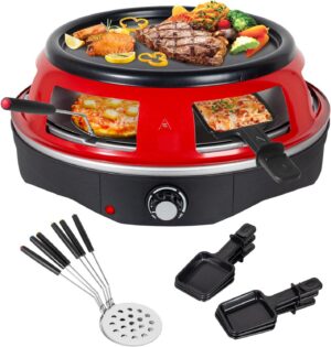 Todeco 2-in-1 mini pizza maker