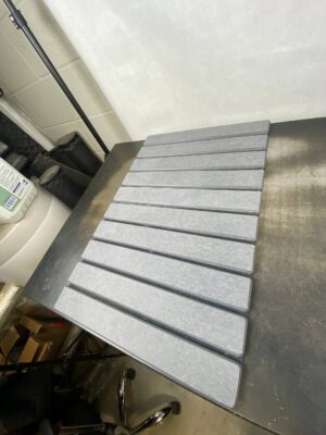 Alternative view of iHomara Stone Bath Mat, Foldable Natural Diatomaceous Earth Non-Slip Bath Mat