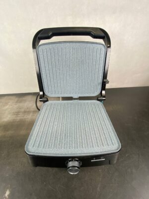 Alternative view of Cecotec Electric Grill with Rock'nGrill 2000 Full Open. 2000W